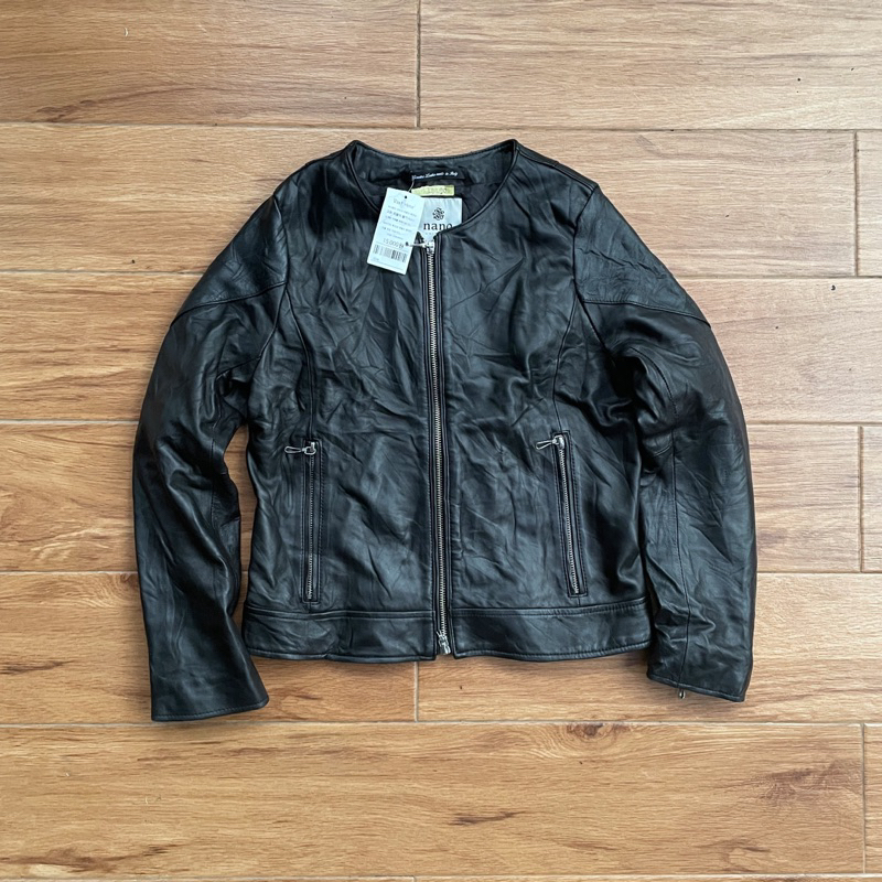 Jaket kulit asli cewek wanita pl preloved bekas second