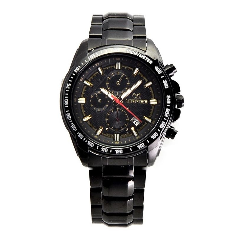 SS.id READY JAM TANGAN PRIA MIRAGE ORIGINAL CHRONO VARIASI BLACK.