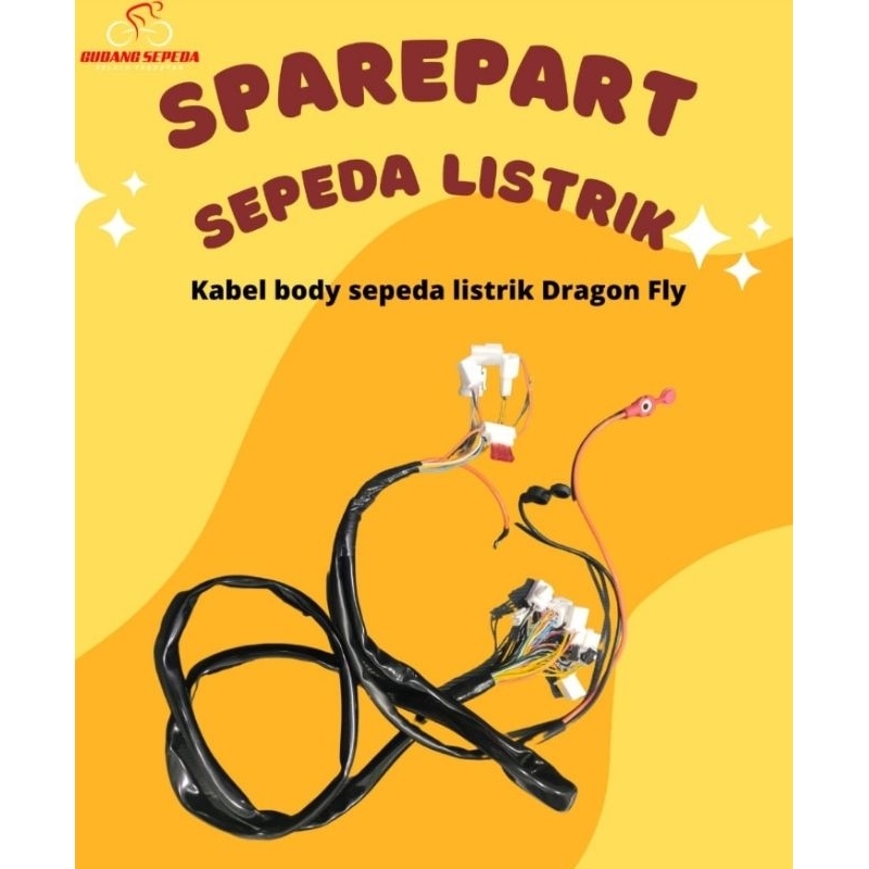 Kabel Body Sepeda Listrik U-winfly Dragon Fly DF 5