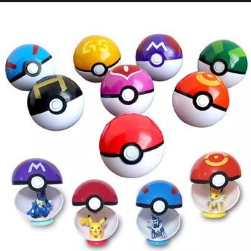 mainan bola pokemon / pokeball / figure pokemon / mainan murah / pokemon-Go