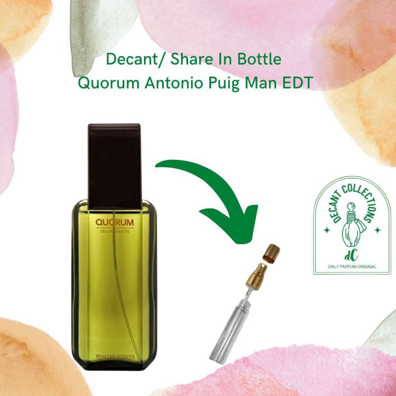 Decant/ Share In Bottle Quorum Antonio Puig Man EDT