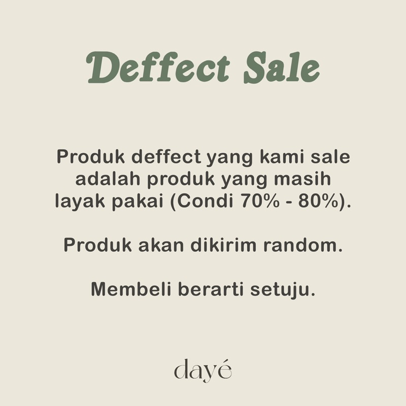 DAYE - Deffect Sale Puffy Bag