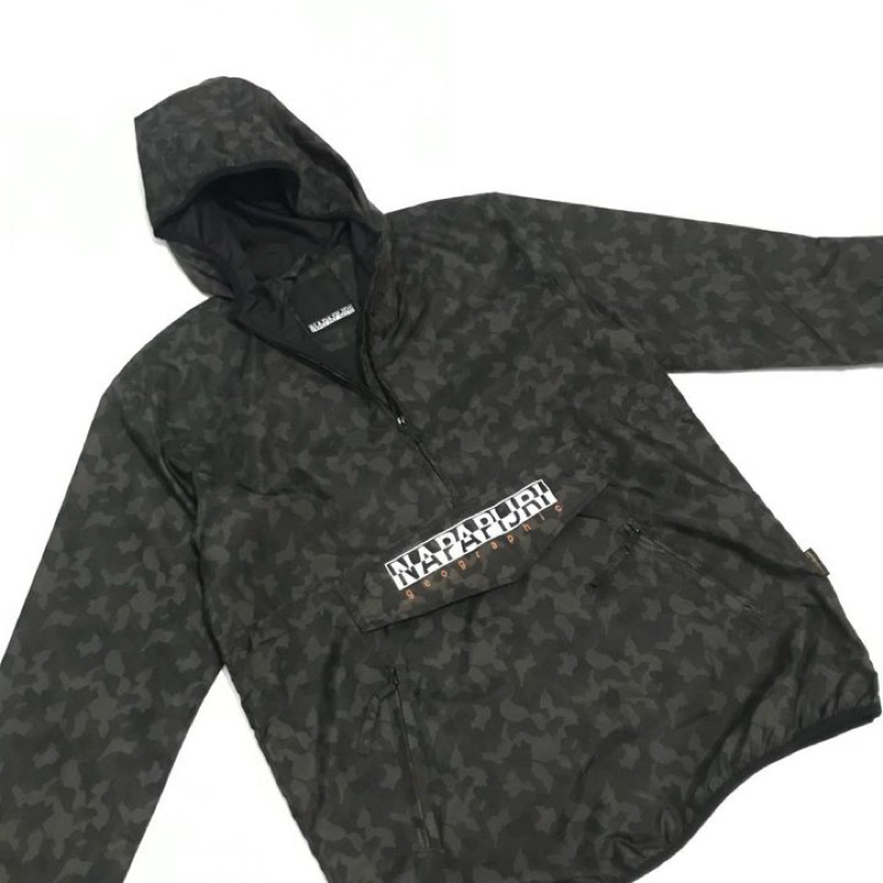 Napapijri Anorak Hooded Jacket In Camo