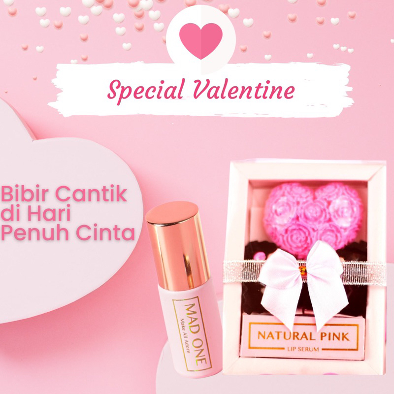 (Special Valentine) Lip Serum Mad One dengan Cokelat