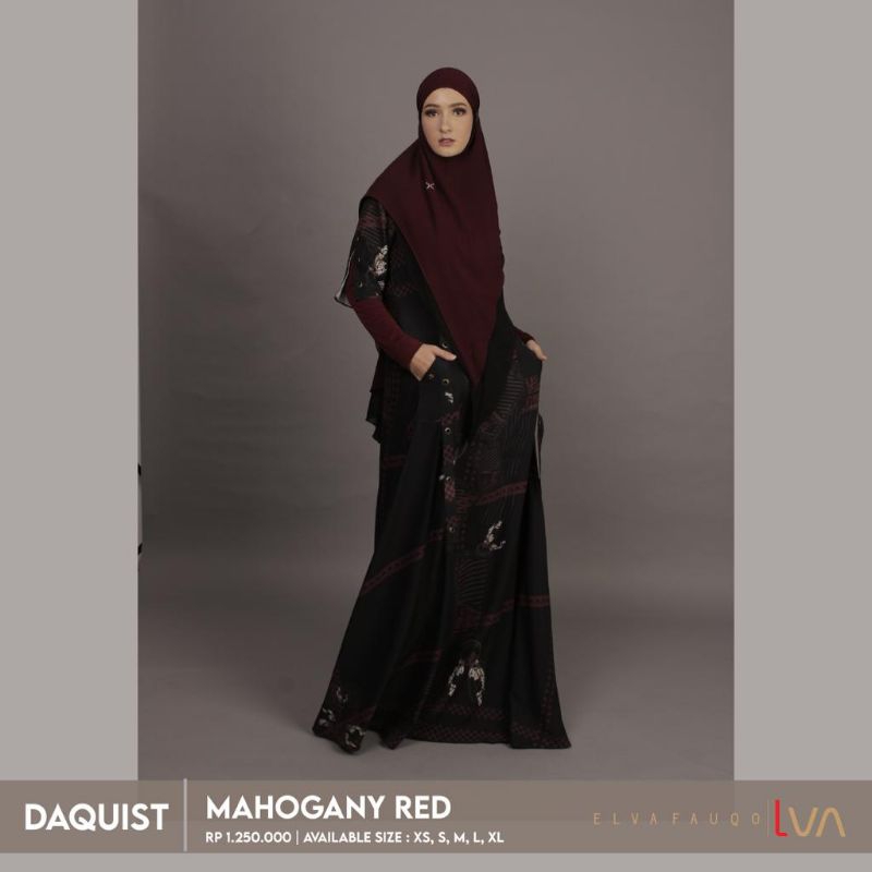 Dress Daquist LVA | Mahogany Red