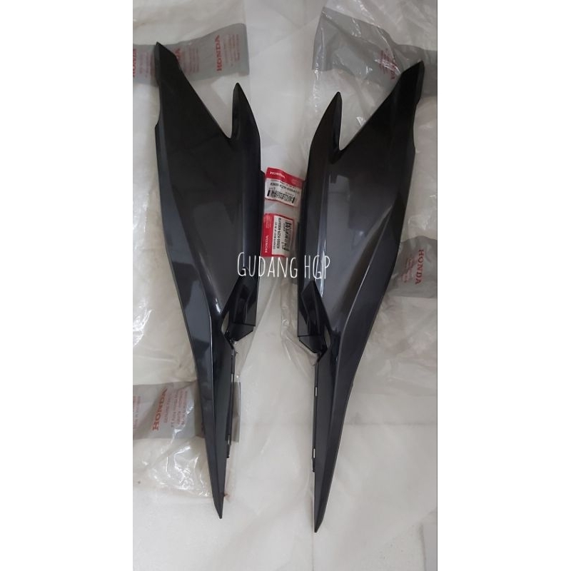 Cover Body L & R Set AF BK MT Hitam Abu-Abu Honda Vario 125 Old 83500 83600-KZR-600AFB Ori Honda Gen