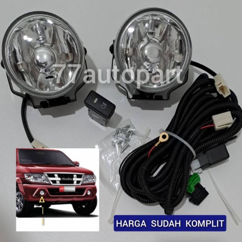 foglamp lampu kabut isuzu panther new touring 2004 keatas harga sudah komplit