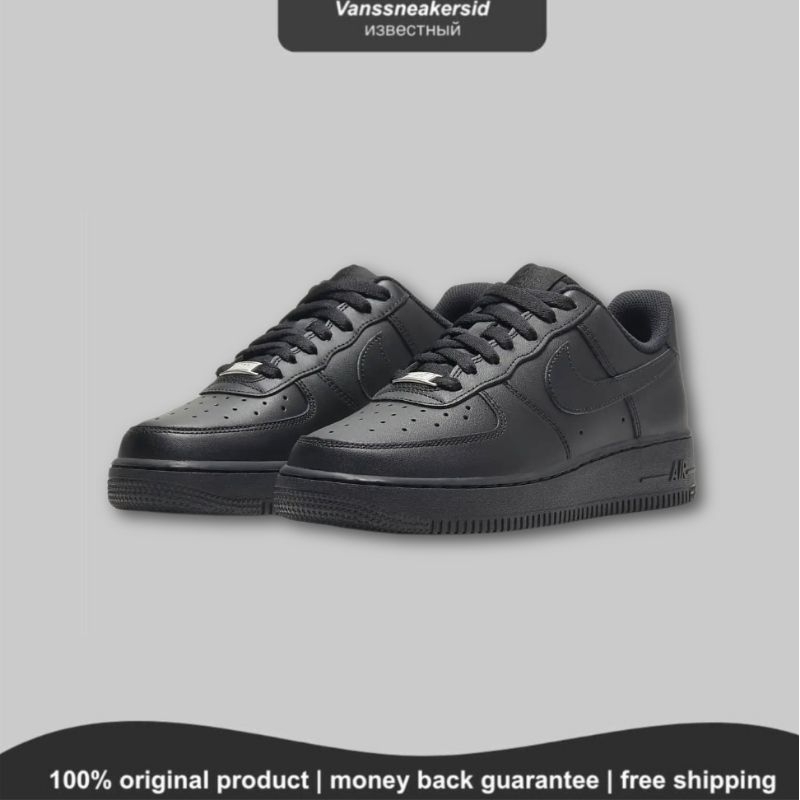 NIKE AIR FORCE 1 TRIPLE BLACK BNIB ORIGINAL