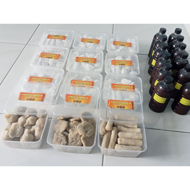 

10pcs pempek kulit+cuko 250ml