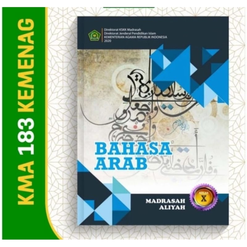 ORI buku teks bahasa Arab k13 kemenag untuk madrasah Aliyah kela 10 edisi terbaru