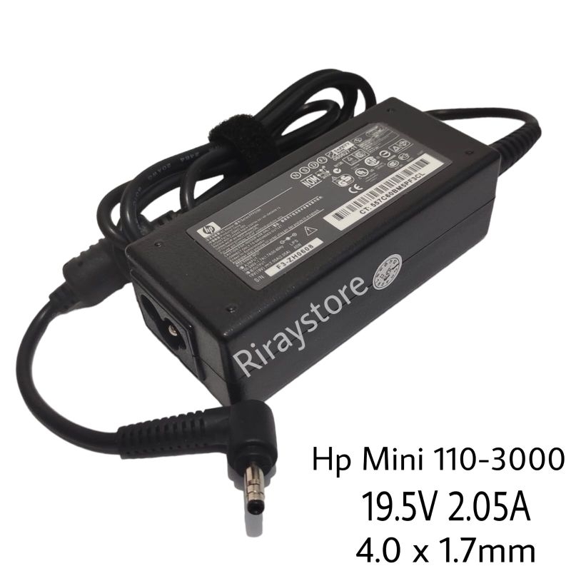 Adaptor charger Laptop Hp Mini 210-1000 110-3000 19.5V 2.05A Original