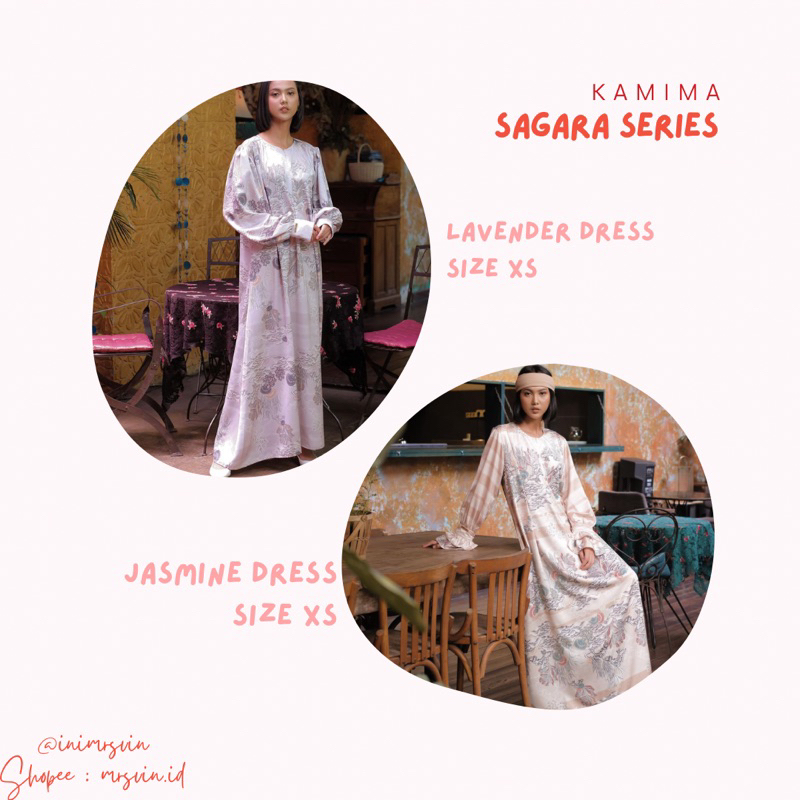 SALE up to 70% Kamima Sagara Series Jasmine Dress Lavender Dress Kamima Official | Dress Panjang Loc