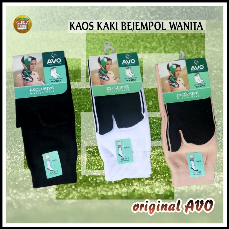 KAOS KAKI JEMPOL,KAOS KAKI JEMPOL MUSLIMAH,KAOS KAKI AVO JEMPOL MUSLIMAH