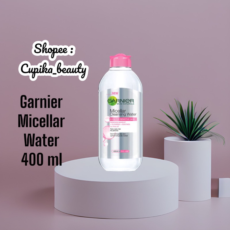 [bk]  isi 400 ML besar jumbo - garnier micellar water 400 ml jumbo kemasan besar - garnier micellar water pink 400 ML - garnier micellar water biru 400 ML