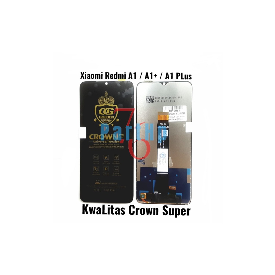 Lcd Touchscreen Fulset Kwalitas Crown Super Xiaomi Redmi A1 A1 PLus A+ - Hitam