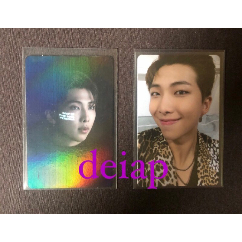 PHOTOCARD PC RM KIM NAMJOON MEMO 2020 BLURAY HOLOGRAM MCB