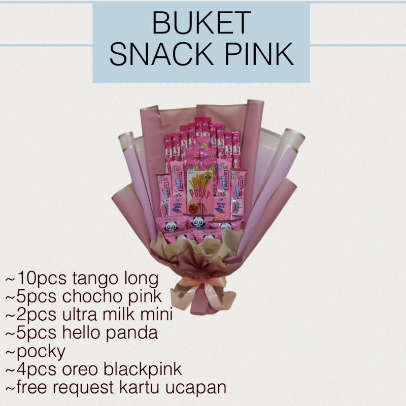 

☆Airensia07☆ BUKET SNACK PINK || BUKET MURAH MADIUN