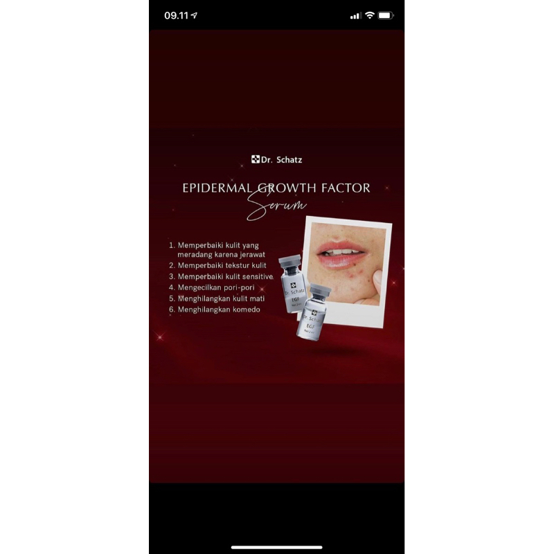 DR. SCHATZ EGF SERUM ORIGINALL ( VIAL )