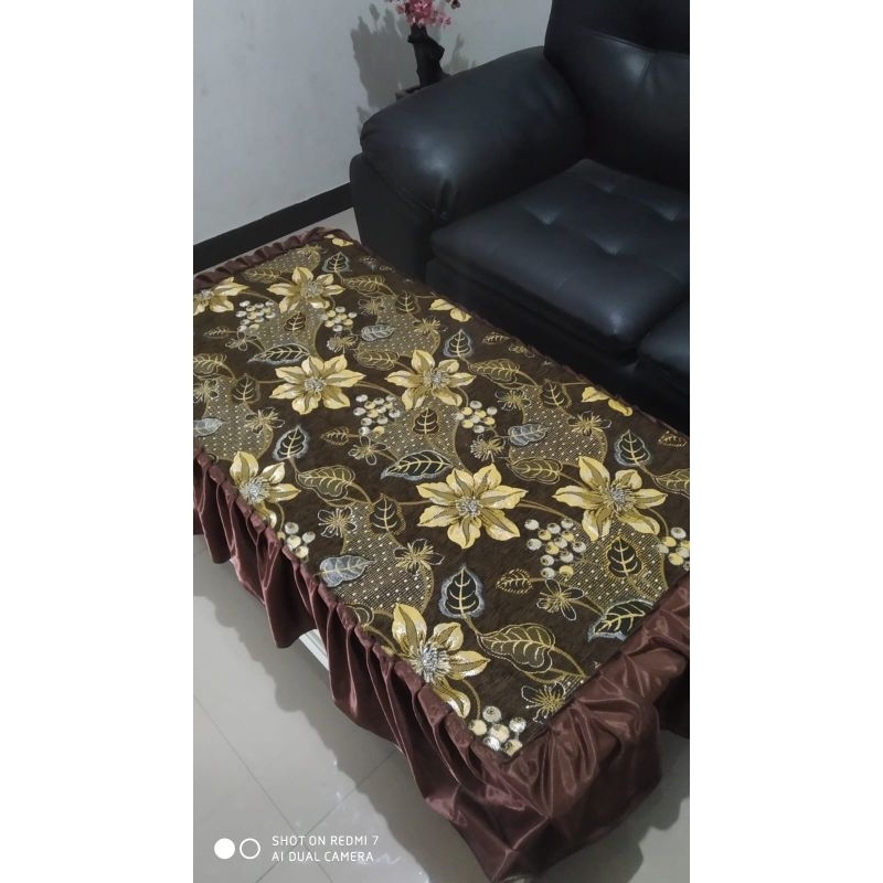Murah Taplak Meja Rumbai / Meja Kotak Ruang Tamu / Taplak Meja Kain Sofa