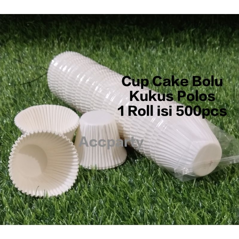 Cup Cake Bolu Kukus Polos / Case Cake Kertas Bolu Kukus (500pcs)
