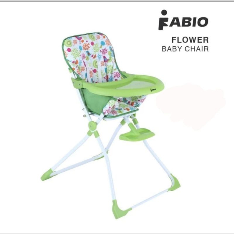 KURSI MAKAN BAYI HIGH CHAIR BABY FABIO FLOWER