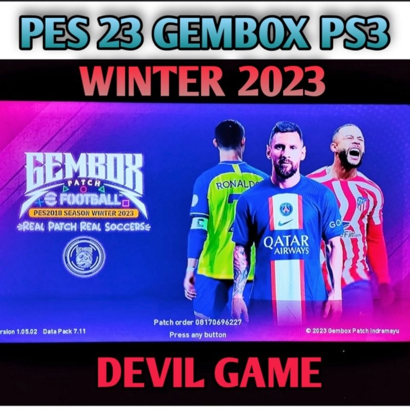 PES 2023 PS3 CFW EFOOTBALL 2021 HEN TERBARU SELALU UPDATE Bukan Bitbox