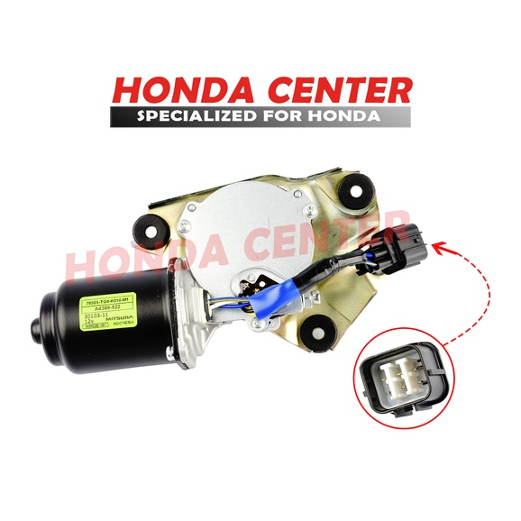 Motor dinamo wiper depan honda brio brv mobilio 2013 2014 2015 2016 2017 2018 2019 2020 2021 2022