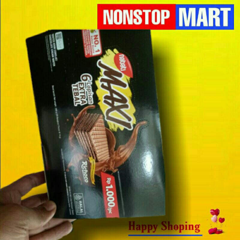 

NABATI MAXI wafer 1 pack isi 20 pcs