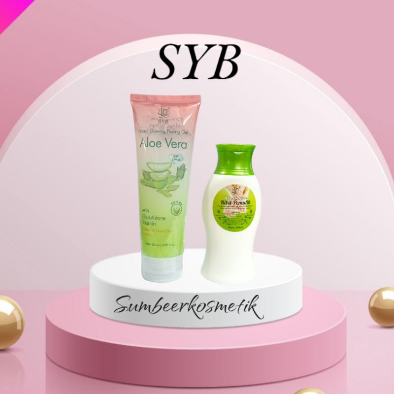 Paket Syb - Pelling Gel &amp; Bibit Pemutih Lotion