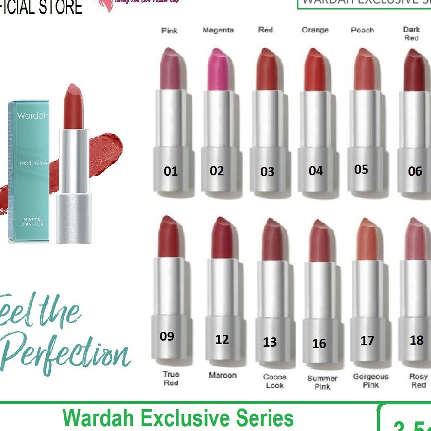 WARDAH EXCLUSIVE MATTE LIPSTICK