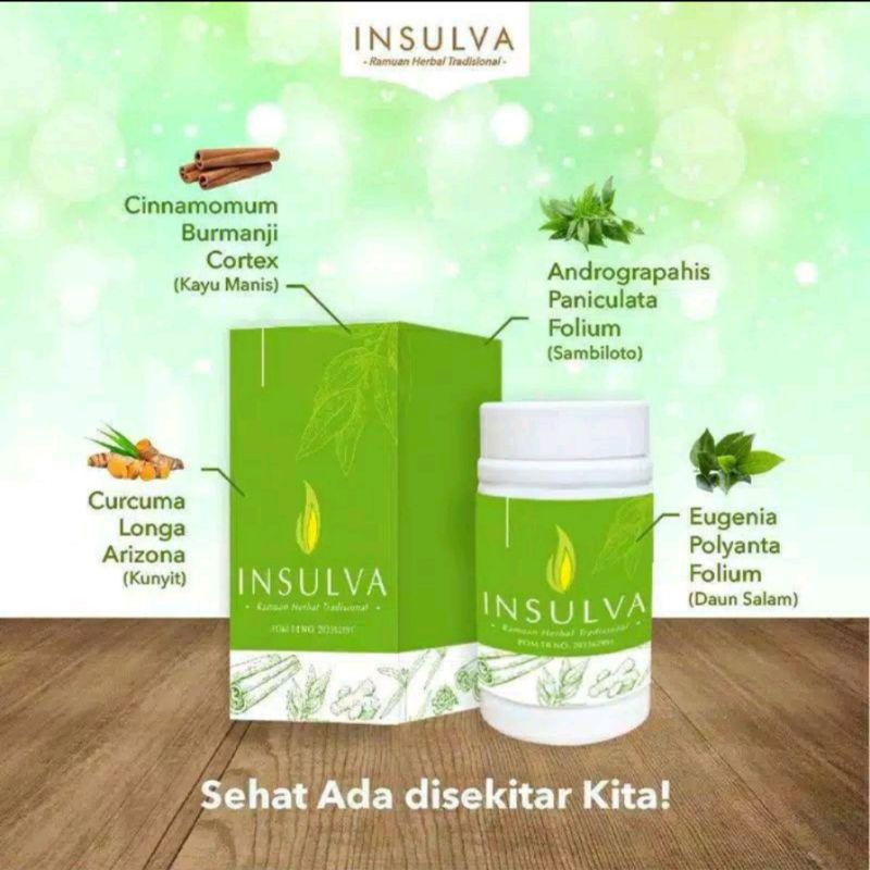 INSULVA ASLI 100% ORIGINAL OBAT DIABETESAMPUH DIJAMIN KHASIATNYA TOPCER