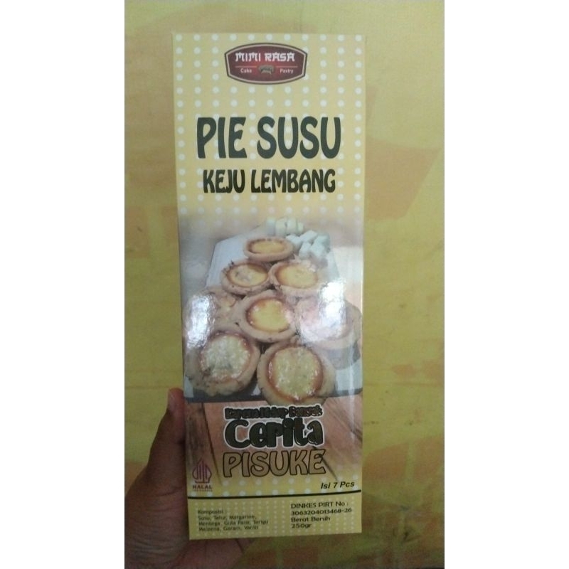 Pie Susu Lembang  khas bandung Pie Susu Kunang Bandung varian original coklat vanila pisang coklat