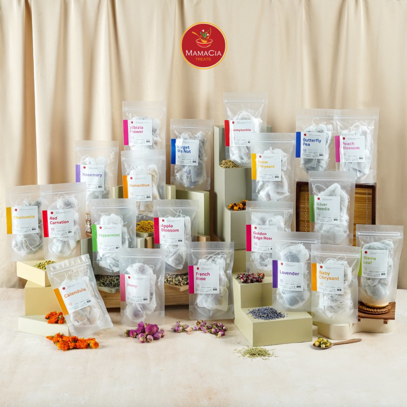 

Mamacia Treats Teh Bunga Celup 10 Tea Bag Flower Tea