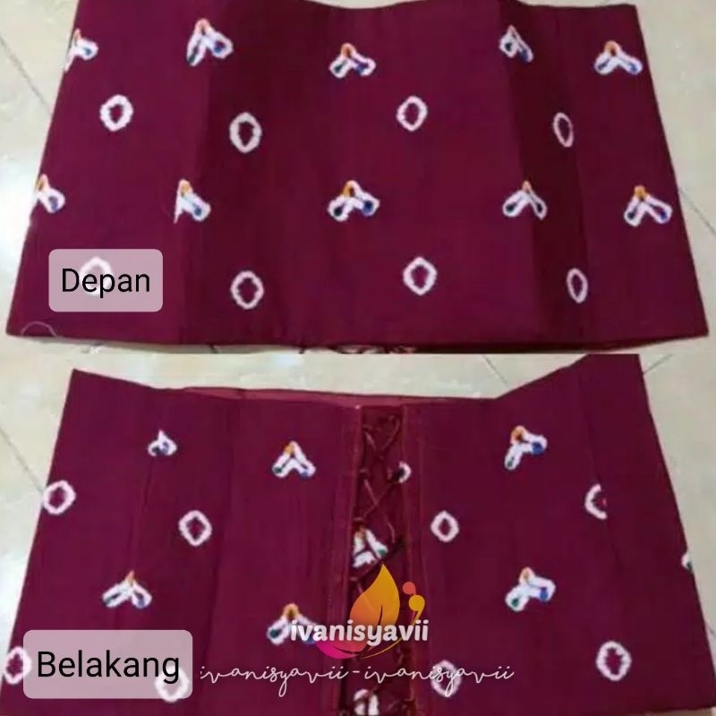 Angkin Instan Motif Jumputan || Warna Lengkap