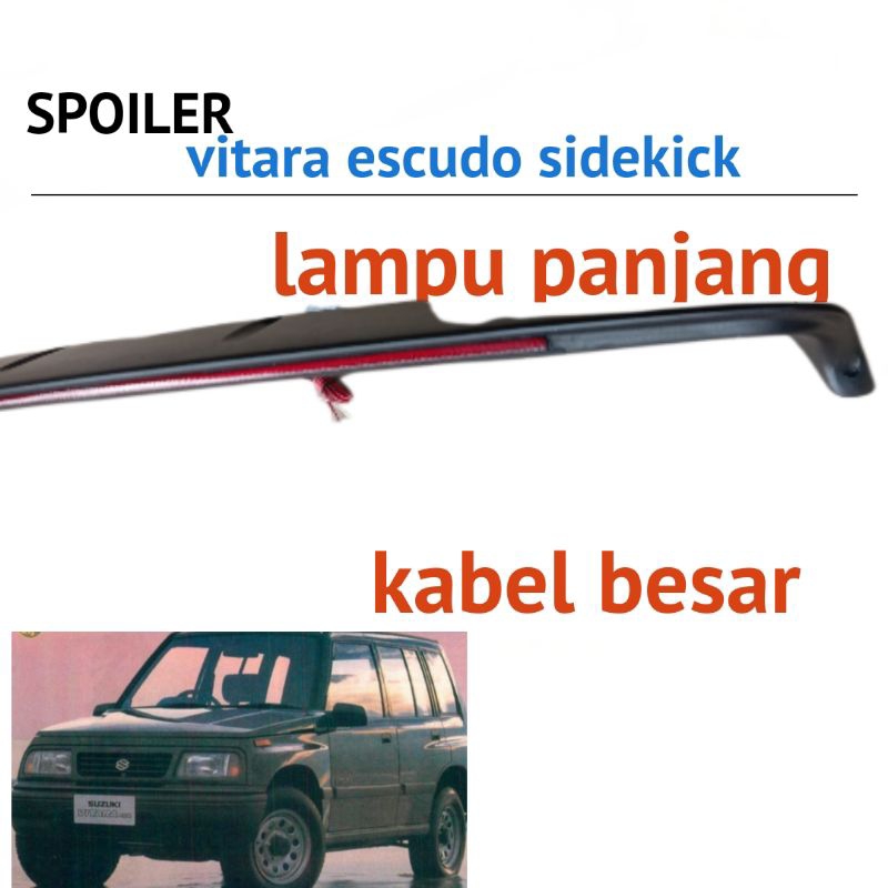 spoiler vitara escudo sidekick ] Terlaris