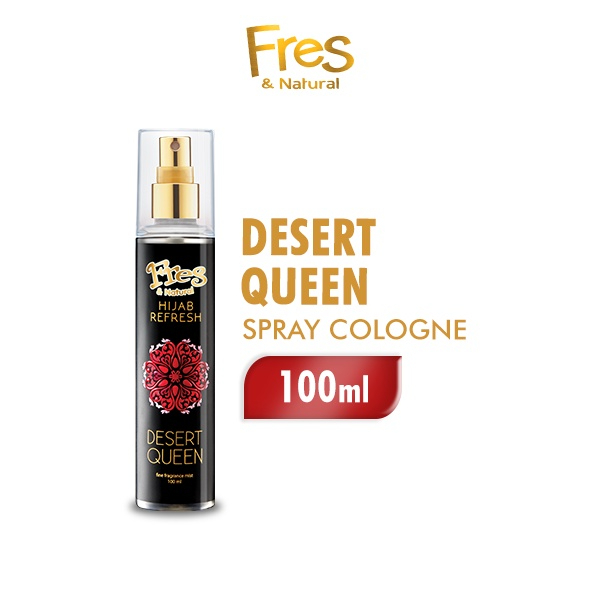 Fres & Natural Spray Cologne Hijab Refresh Desert Queen Botol 100 ml