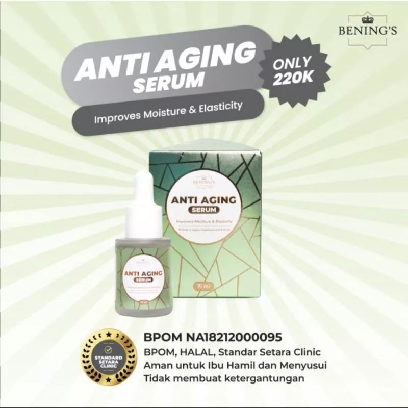 SERUM ANTI AGING BENINGS SKINCARE