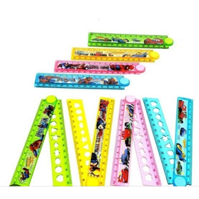 

(12pcs) mistar lipat perlusin