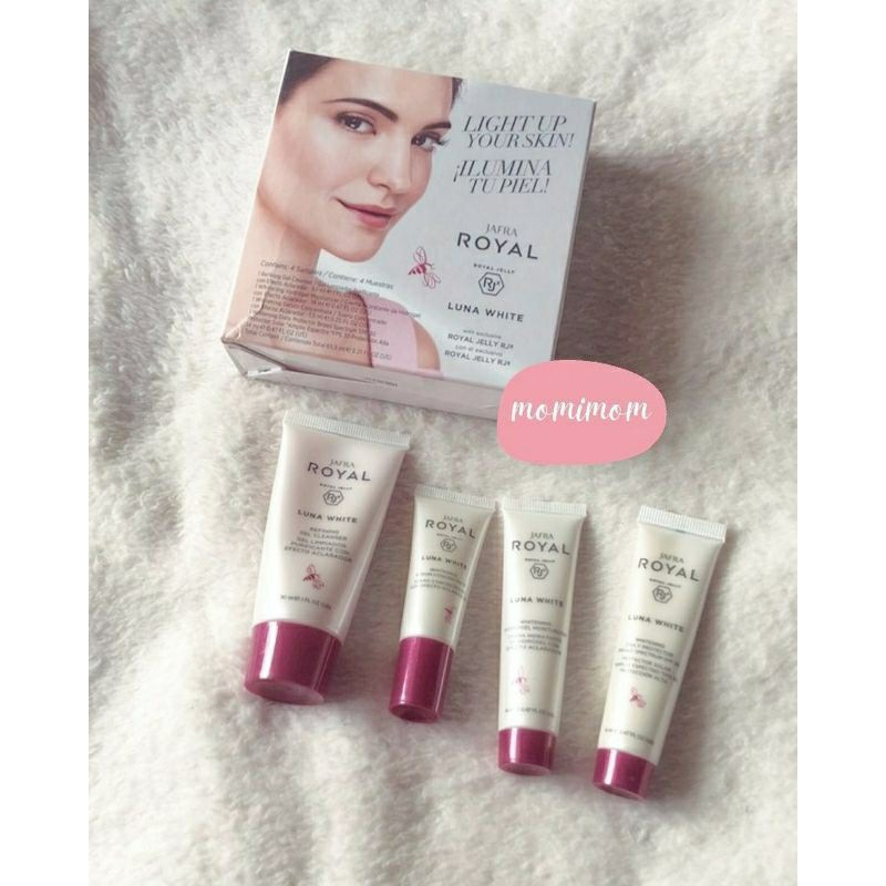 Jafra Travel Size Mini Tube Royal Jelly Luna White Skincare yang Mencerahkan Wajah, Menghilangkan Be