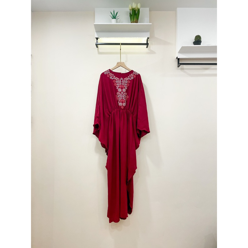 ADEL DRESS KAFTAN || KAFTAN CRINCLE MOTIF