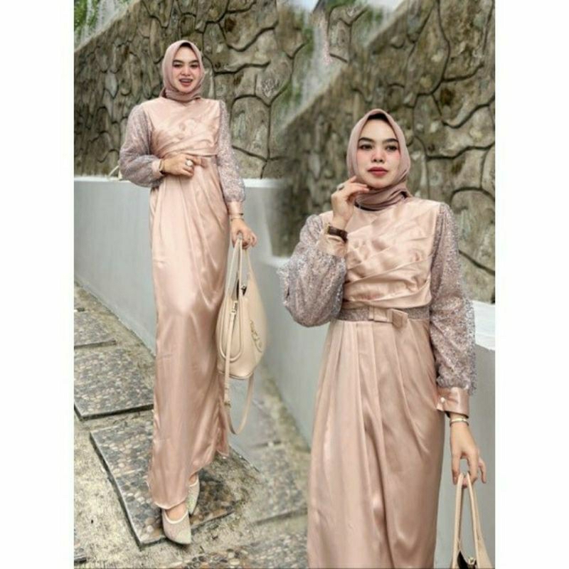 Arunika dress deebaofficial gamis kondangan murah lamaran