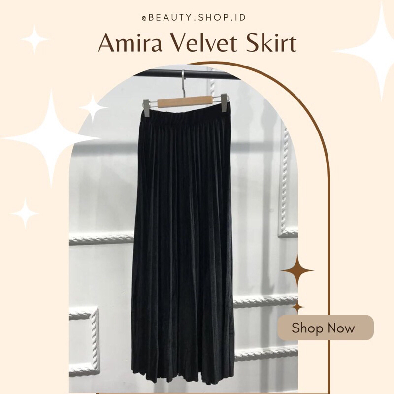 [SYSLABEL] Wendys Skirt - Rok Velvet Bludru Premium