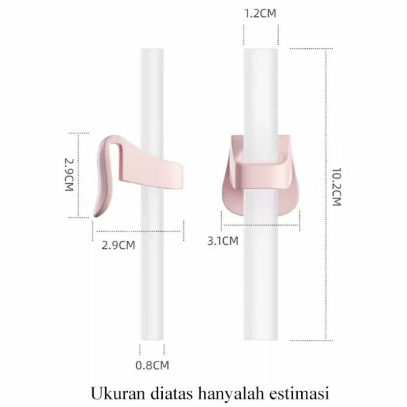 Babyland Sedotan Straw Clip / Clip and Straw Sedotan Anak / Sedotan Gelas Silikon