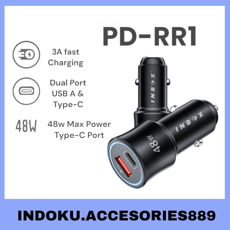 Saver Inbox PD-RR1 Dual Output USB &amp; Type-C Quick Charging 48W