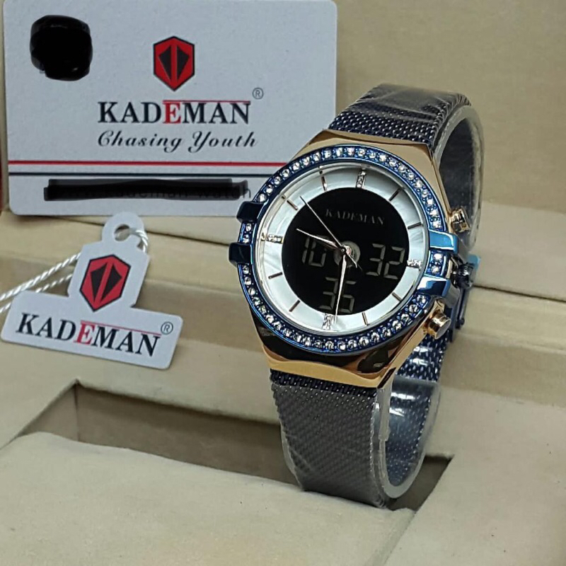 jam kademan rantai pasir DT K7024 water resistain Analog-Digital