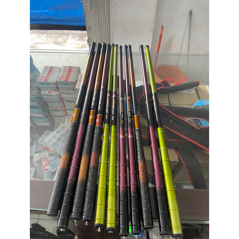 Joran Tegek Carbon Jiahao 360 450 540 ringan spek medium ruas 60cm