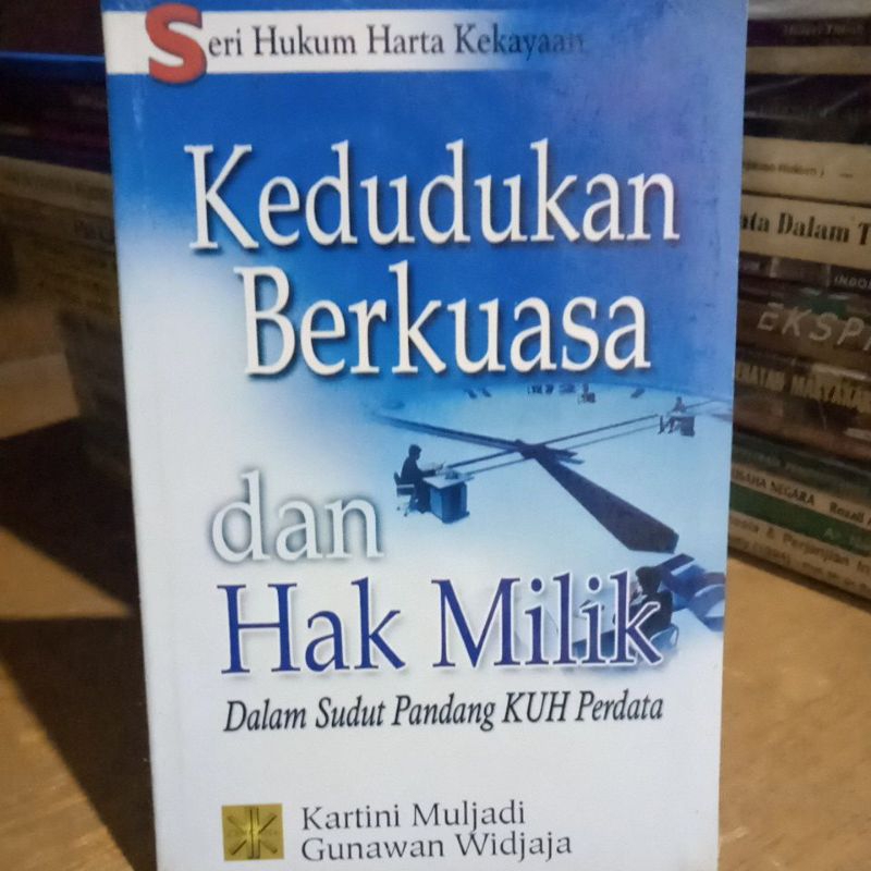 buku kedudukan berkuasa dan hak milik