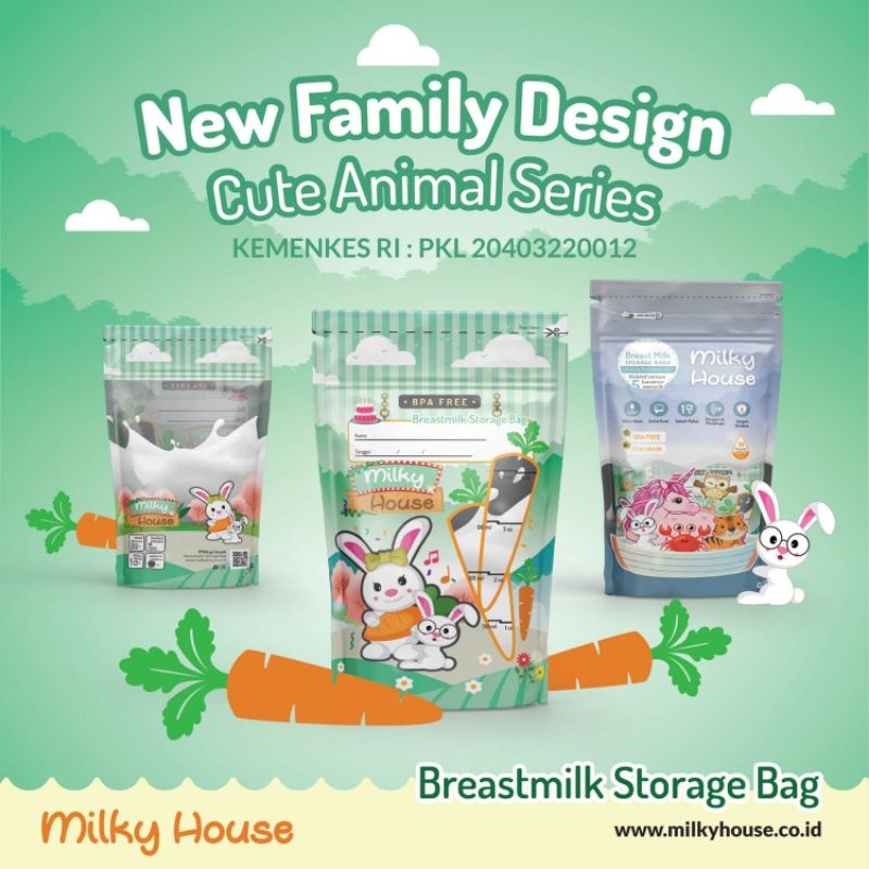 Milky House Kantong ASI 120ml - Kantong ASI Murah