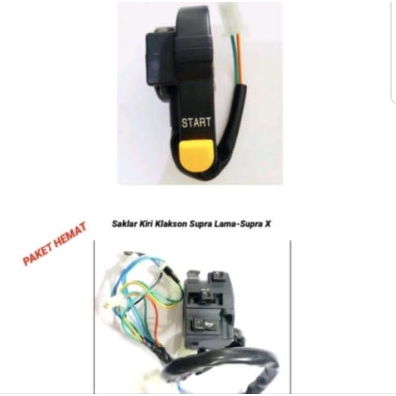 Saklar Kanan Kiri Handle Switch Starter Klakson Set Supra Fit Kualitas Terbaik