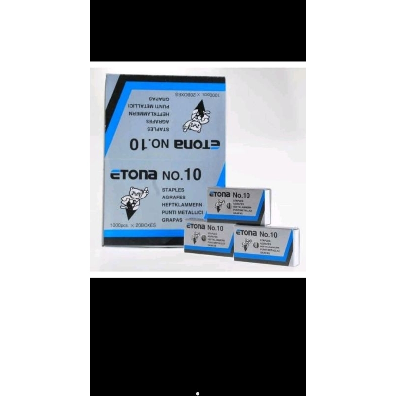 

Isi Staples Etona No.10 Isi Hekter Etona